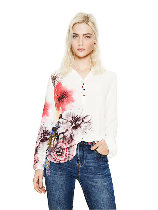 Áo ngắn tay Desigual size S - 72B2WQ51000S