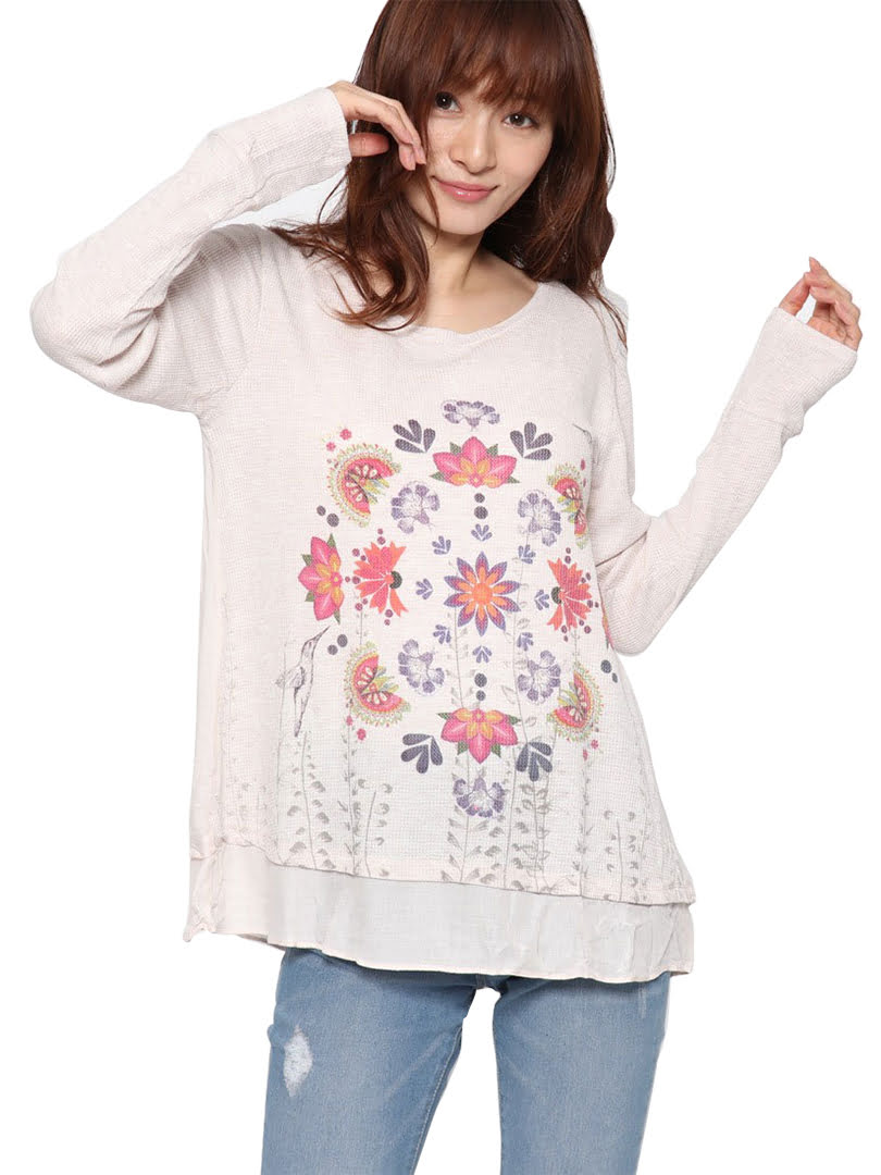 Áo dài tay nữ size L - 71T2WY31040L