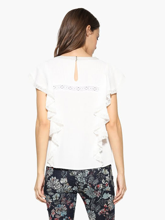 Áo dài tay nữ BLOUSE, Size M, CRUDO - 17WWBW231001M