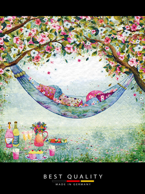 Khăn giấy ăn trang trí bàn tiệc Tissue napkins  DESIGN 33x33cm - 363414