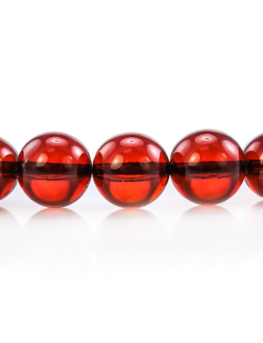 Chuỗi hạt cườm trang sức sang trọng  Amber Jewelry bằng đá hổ phách thiên nhiên (Cherry bowl) - 600210080