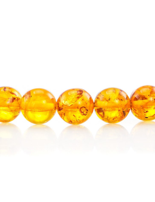 Chuỗi hạt cườm trang sức Amber Jewelry bằng đá hổ phách thiên nhiên (Shar cognac) - 600211002