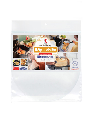 Giấy chống dính tròn không có đục lỗ đường kính 20cm - GCDD00002745