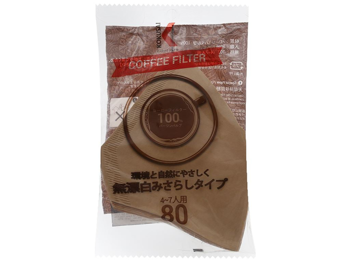 Giấy thấm lọc Coffee Filter 185mmx114mm (80 tờ/Túi)-màu cà phê