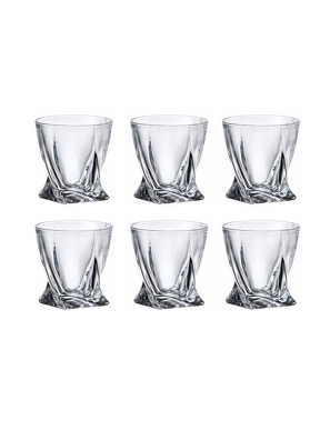 Bộ ly rượu Whisky Quadro - Bohemia