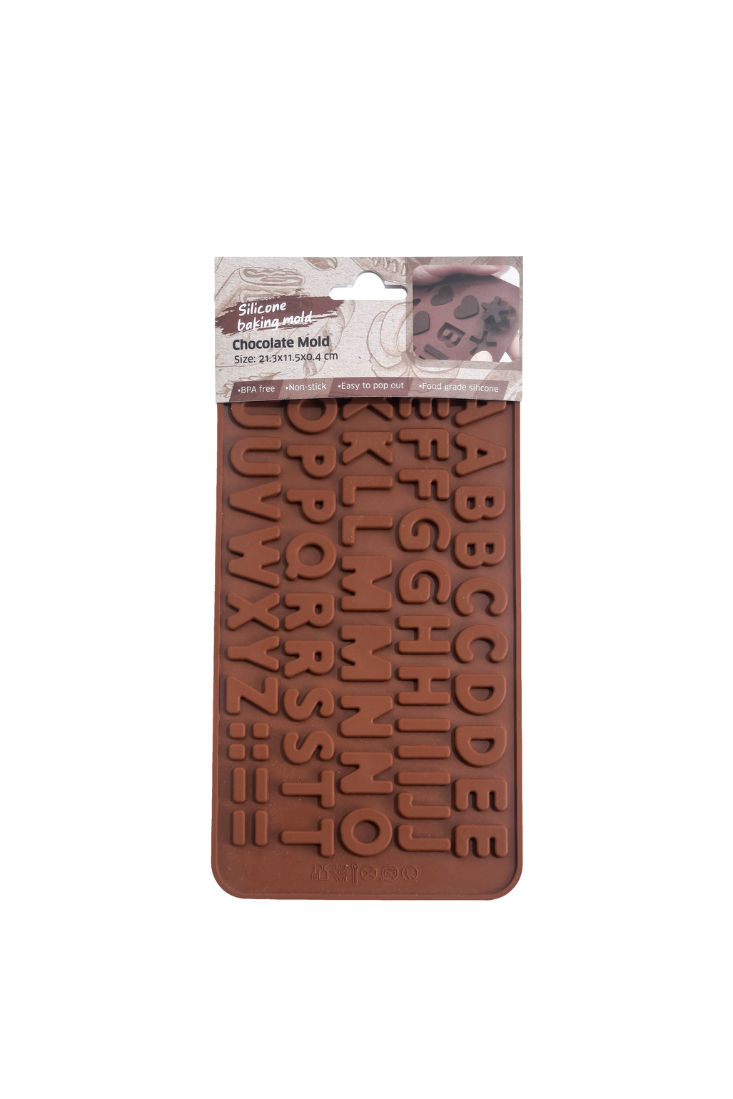 Khuôn Làm Bánh Hình Bảng Chữ Cái Silicone La Fonte-015813