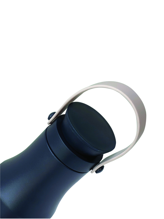 Bình giữ nhiệt Travel La Fonte inox 304 có quai xách tiện lợi 470ml-010245-BLU