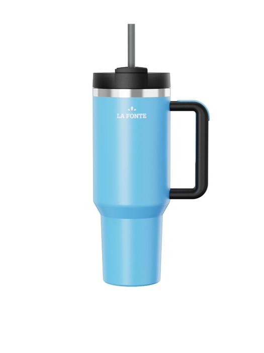 Ly giữ nhiệt 2 lớp SUS304 kèm ống hút La Fonte có tay cầm 1200ml - 012898