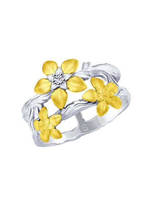 Nhẫn bạch kim 925, có đính đá cz - 94012509