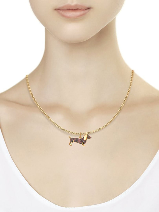 Mặt dây chuyền vàng 585, mã 035231, có đính đá cz