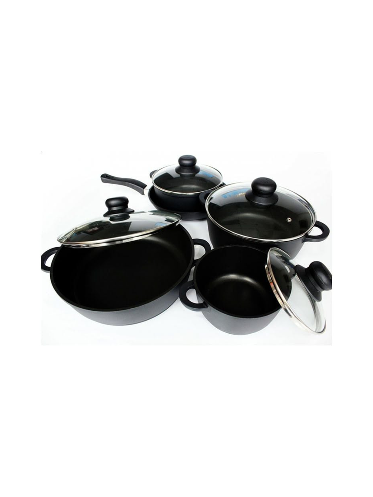 Bộ nồi hợp kim nhôm Moriitalia ELO 9 món - ESSE-C009-A