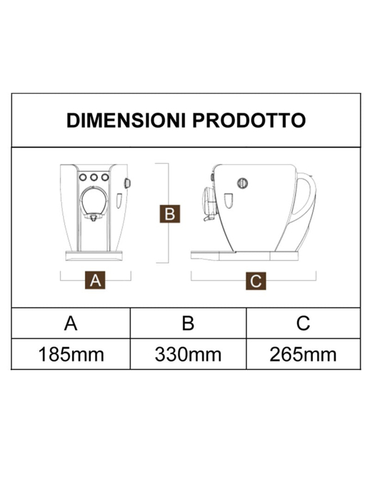Máy  pha cà phê CF37 Bialetti Tazzissima Rossa (Màu đỏ) - 012370110