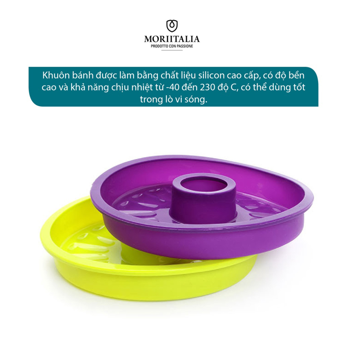 Khuôn nướng bánh La Fonte silicone hình hoa tiện lợi Moriitalia YY20923