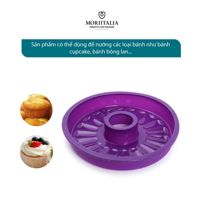 Khuôn nướng bánh La Fonte silicone hình hoa tiện lợi Moriitalia YY20923