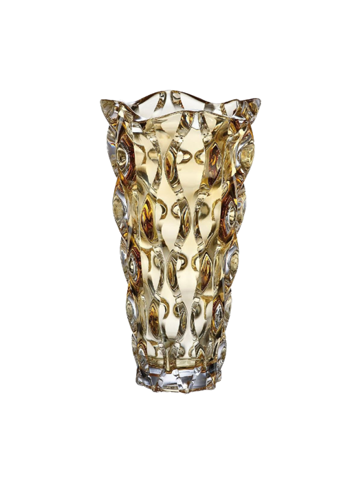 Bình hoa pha lê Samba màu hổ phách Bohemia 305mm - 262161