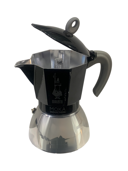 Bình pha cà phê bếp từ Bialetti NEW MOKA INDUCTION BLACK 6 CUPS 0006936/NP