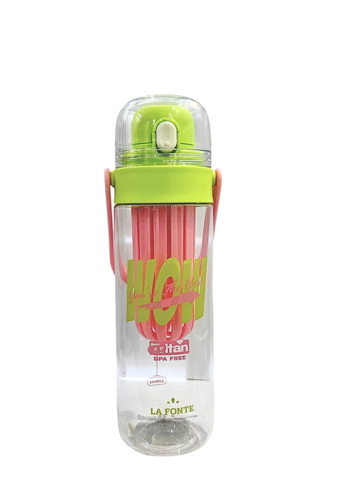 Bình nước thể thao La Fonte Tritan 650 ml - 012492-GRE