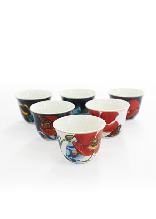 Bộ 6 ly sứ Moriitalia - 011419