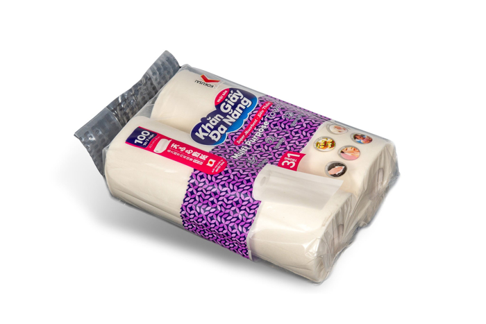 Khăn giấy đa năng Nhật Bản Kokusai 3 trong 1 (23.3cmx25cm, 100 tờ/2 cuộn) - GTDD00003483