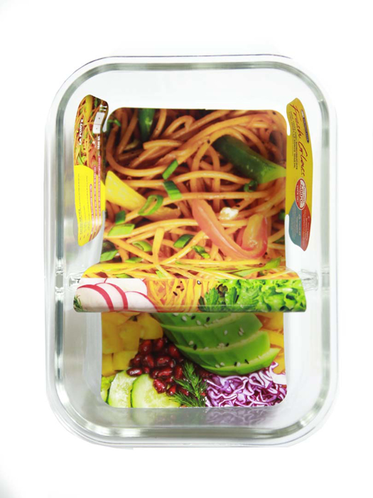 Hợp cơm thuỷ tinh chịu nhiệt La Fonte - X2 - 1040ml - 003360