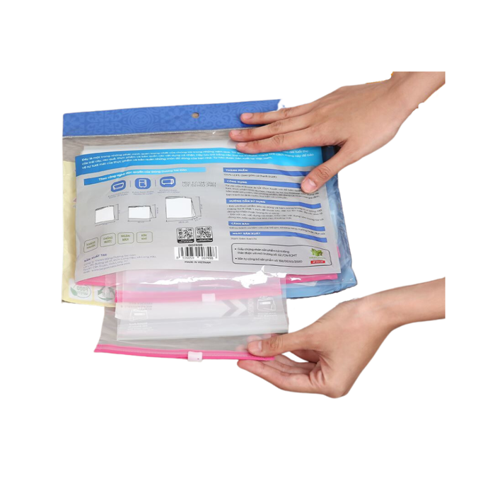 Túi zipper đa dụng 3 size Kokusai - TZIP00007481