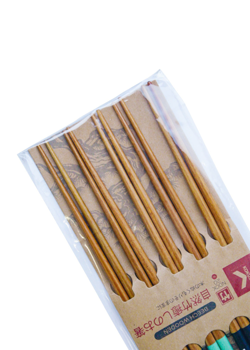 Đũa gỗ Nhật Bản vỉ 5 đôi KOKUSAI NDCK-20
