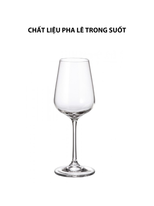 Bộ 6 ly vang trắng pha lê Strix Bohemia 250ml