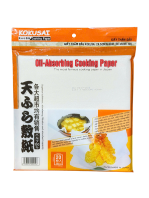 Giấy thấm dầu Kokusai 24.5cmx24cmx (20 sheet/ túi).