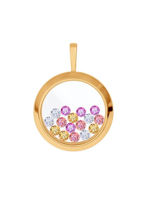 Mặt dây chuyền vàng 585, mã 034924, có đính đá cz, glass