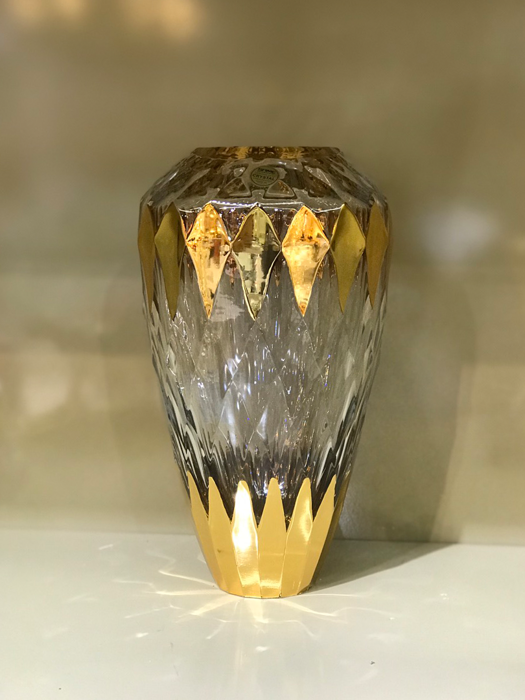 Bình hoa pha lê Same mạ vàng 24k-3604