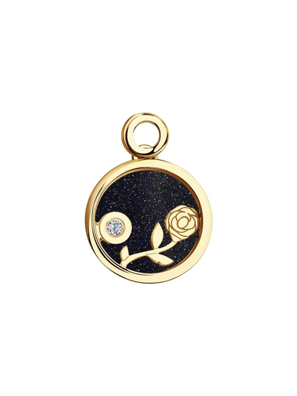 Mặt dây chuyền với đá quý tổng hợp 1030457No16317