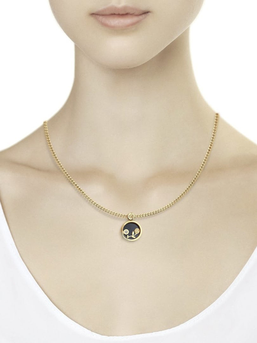 Mặt dây chuyền với đá quý tổng hợp 1030457No16317