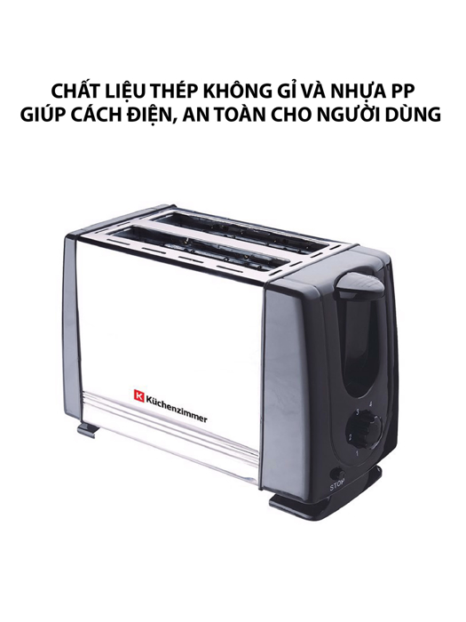 Máy nướng bánh mì 2 ngăn Kuchenzimmer-3000488